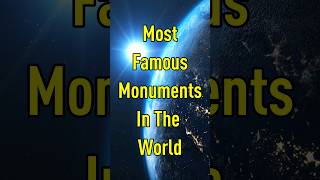 Most Famous Monuments In The World shorts viral monument [upl. by Housen]