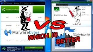 Malwarebytes vs Microsoft Security Essentials OverviewTutorial [upl. by Mallis82]