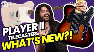 Fender Player II Series Telecasters  Upgraded For 2024 With Rosewood Boards New Colours amp More [upl. by Lertnom]