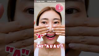 10secs Slim Nose Exercise To Reshape Nose Naturally shorts Nose facemassage [upl. by Notlaw461]