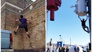 SPIDERMAN Skills Unlocked in Real Life Justin Sweeney Parkour Freerunning and Flips amp Kicks 2020 [upl. by Eiba]