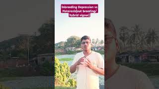 Inbreeding depression vs Heterosisout breeding in one minute [upl. by Jessen571]