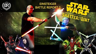 GER Star Wars Shatterpoint Battle Report 2  Einsteigerfreundlich [upl. by Aklim]