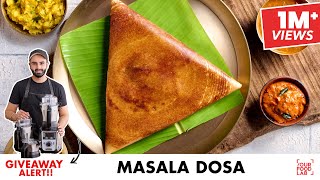 Masala Dosa Recipe  Perfect Dosa Atta Tips  परफेक्ट मसाला दोसा बनानेका तरीका  Chef Sanjyot Keer [upl. by Cornia577]