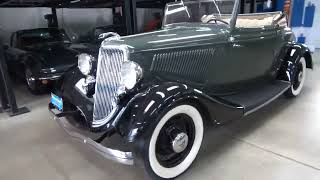 1934 Ford V8 Deluxe Cabriolet for sale at West Coast Classics Torrance California [upl. by Rizan]