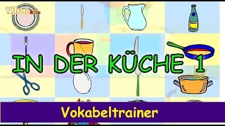 In der Küche  Die ersten Wörter  Wir lernen Deutsch  Longmix  Yleekids Deutsch lernen [upl. by Baniaz964]