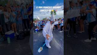 El papa francisco bailando cuarteto 🕺 en la previa de la final ⚽️🇦🇷 copaamerica cuarteto messi [upl. by Notneb]