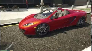 GTA V  MCLAREN MP4 12C SPIDER  GTA 5 MOD [upl. by Kalindi]