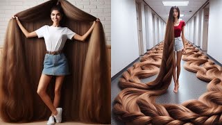 Super Long Hair Goals Inspiring Lengths amp Styles [upl. by Enilram627]