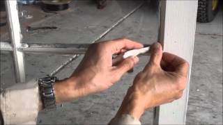 How to apply window putty [upl. by Cleo]