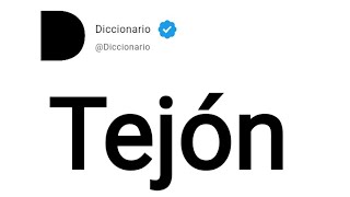 Tejón Significado En Español [upl. by Sidney412]