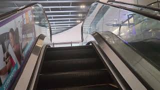 4 Fujitec Escalators at City Junction Tanjung Tokong Penang Malaysia Atrium A [upl. by Wieche]