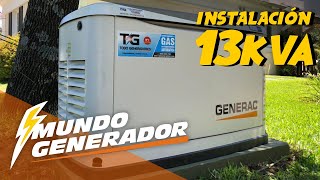 ▶INSTALACIÓN de un GENERADOR GENERAC 13kva  MundoGenerador⚡ [upl. by Babbie536]