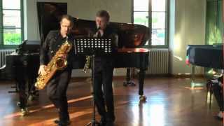 Claude Delangle and Fabrizio Paoletti Plays Bach [upl. by Alliuqal]