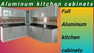 Aluminum kitchen cabinets aluminium kitchen cabinet full interiordesign kitchenware [upl. by Turner782]