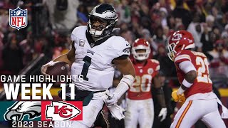 Philadelphia Eagles vs Kansas City Chiefs  2023 Week 11 Game Highlights [upl. by Eralc]