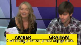 Interview Amber Marshall et Graham Wardle dans quotConnaissez vous votre costar de CBCquot VOSTFR [upl. by Asselam]