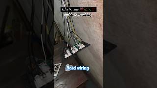 Electric bord connection with house wiring  electrical guddu shorts reels funny videostatus [upl. by Attevroc]