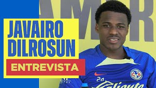 Por esta increíble razón es que Javairô Dilrosun decidió entrar al América  Entrevista exclusiva [upl. by Lhamaj558]