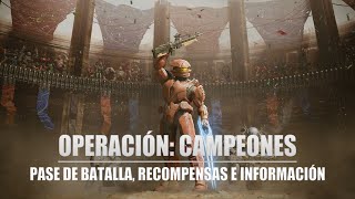 Operación Champions Campeones Pase de Batalla recompensas e información  Halo Infinite [upl. by Masera]