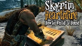 Skyrim Hearthfire  Beginners Guide to Building Your First Home [upl. by Longtin]