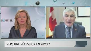 Banque du Canada  le taux directeur grimpe à 425 [upl. by Lahpos739]