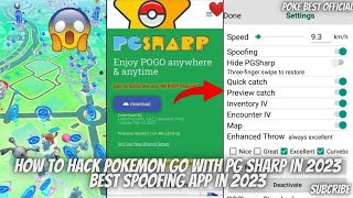 How To Hack Pokemon Go With PG Sharp In 2023 Best Spoofing App In 2023 Auto walkJoystickteleport [upl. by Notsrik]