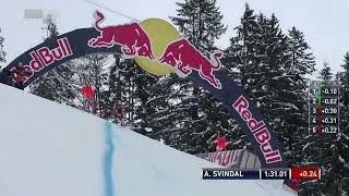 Horrible Ski Downhill crash Streif Kitzbühel Hahnenkamm [upl. by Ttereve]