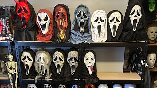 Scream Ghostface Mask Collection scream ghostface collection [upl. by Yanrahs]