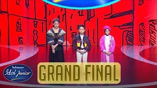 RESULT  GRAND FINAL  Indonesian Idol Junior 2018 [upl. by Naleek]