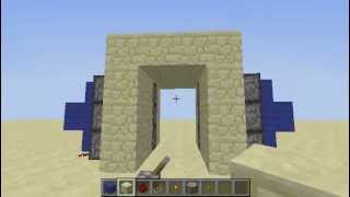 Minecraft Compact 3x2 Flush piston door [upl. by Cela691]