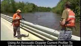 Acoustic Doppler Current Profile Reading Finchford IA [upl. by Audwin]