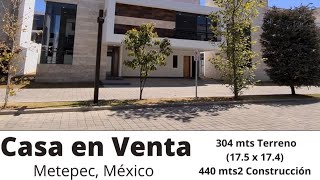 F107 Moderna Casa en Venta en Metepec Dentro de Residencial [upl. by Fates]