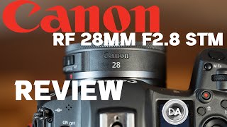 Canon RF 28mm F28 STM Pancake Lens Review  Big Fun in a Tiny Package [upl. by Nnylram404]