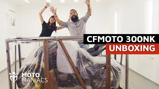 CFMOTO 300NK 2022  UNBOXING [upl. by Eoj]