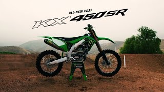 Built To Win Introducing the AllNew 2022 Limited Edition KX450SR [upl. by Xuaegram]