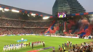 FC Basel  GC  Wilde Maa Choreo Muttenzerkurve [upl. by Aihsyt]