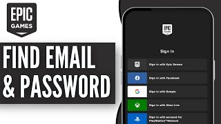 How To Find Your Epic Games Email and Password BEST Way  2024 [upl. by Nelle]