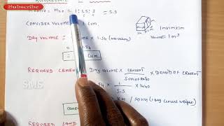 How to calculate Cementsand amp aggregate in M20 Concrete [upl. by Furmark]