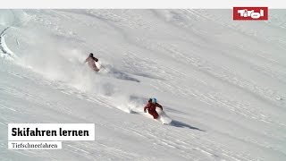 Skifahren lernen 8 Tipps für ́s Tiefschneefahren I Skikurs ⛷ [upl. by Jo]