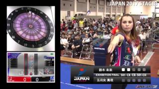 鈴木 未来 VS 五月女 真理 ‐JAPAN 2017 STAGE3 LADIES8 EXHIBITION FINAL [upl. by Soraya501]