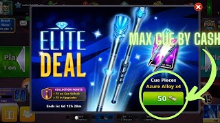 I Bought 600x Azure Alloy Cue pieces By Cash in 8 Ball Pool [upl. by Cirle401]