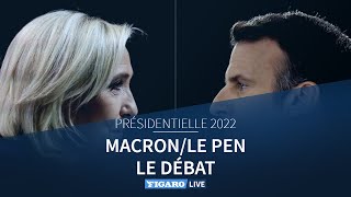 🔴Présidentielle 2022 MacronLe Pen Le Débat en intégralité [upl. by Nelad]