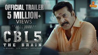 CBI 5 THE BRAIN OFFICIAL TRAILER  MAMMOOTTY  K MADHU  S N SWAMY  APPACHAN  JAKES BEJOY [upl. by Lucias]