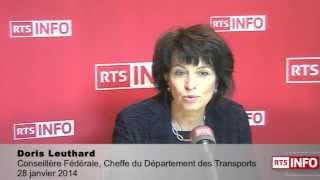 Linvité de la rédaction  Doris Leuthard [upl. by Gladdie205]