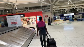 Saint Kitts to Barbados Airport Arrival on Caribbean Airlines 2024 [upl. by Tabber]