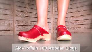 AMToffeln 100 Swedish Wooden Clogs at World of Clogs [upl. by Nnaira]