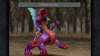 Final Fantasy IX PS4  Seaways Canyon  Jabberwock friendly monster battle [upl. by Guilbert]