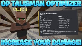 The BEST Reforge For Your Talismans in Hypixel Skyblock  The Ultimate Talisman Optimizer [upl. by Annahs]