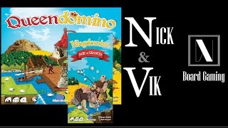 Queendomino amp Kingdomino Age of Giants Overview amp Review [upl. by Yendahc]